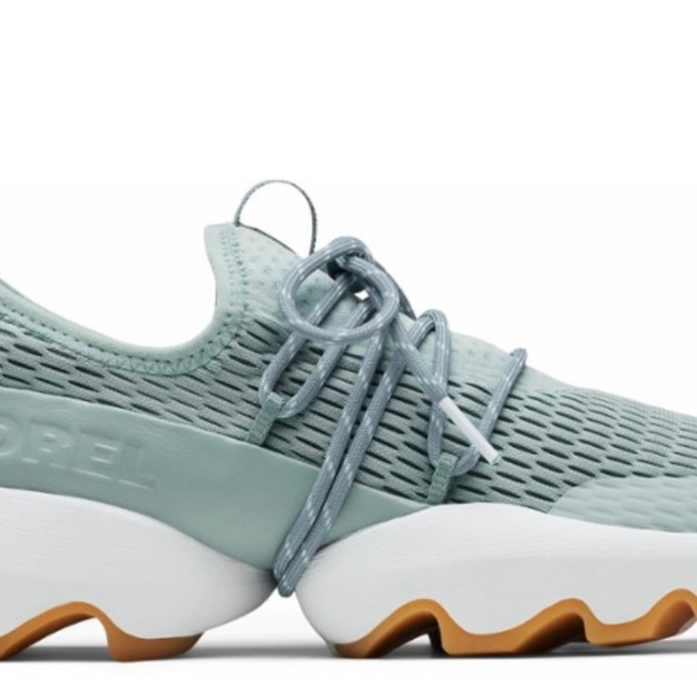 Sorel Kinetic Impact Lace Shoes - Women's NWT. 8.5 Crushed Blue & White